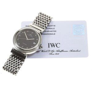 IWC SCHAFFHAUSEN Da Vinci SL IW352805 black Dial Automatic Men's Watch_827993